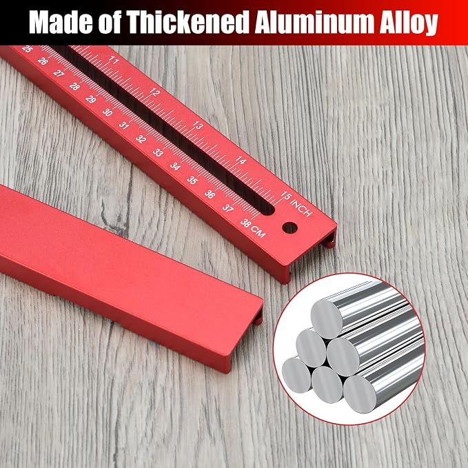 4 in 1 Router Milling Groove Bracket, Aluminum Alloy Router Circle Cutting Jig - Image 4