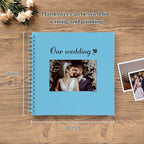 potricher 10 x 10 Inch DIY Scrapbook Album 40 Pages Hardcover Kraft Paper Scrap - Image 2