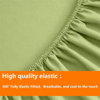 TAIMIT Sage Green Twin Size Comforter Set - Image 6