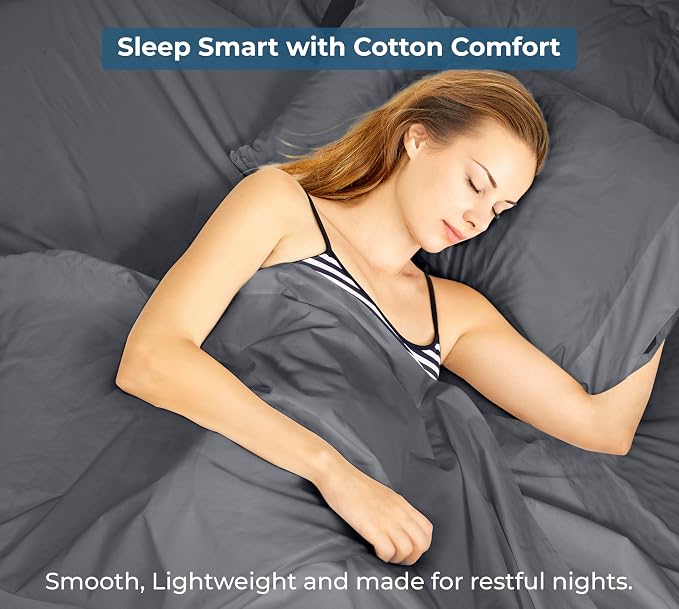 Royale Linens 100% Organic Cotton Full Flat Sheet Only - Image 9