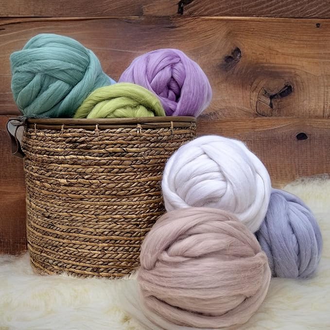 Revolution Fibers Dyed Corriedale Wool | 8 Ounces of Premium Combed Wool Top | - Image 6