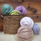 Revolution Fibers Dyed Corriedale Wool | 8.2 Ounces of Premium Combed Wool Top - Image 3