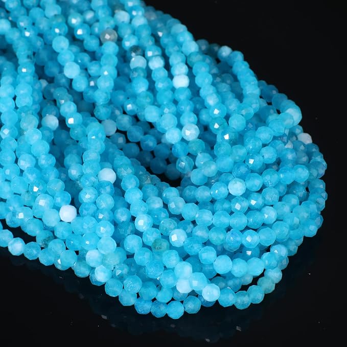 2mm 180pcs Amazonite Stone Tiny Gemstone Beads by SongXi