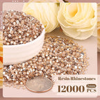 12000PCS 2mm Resin Rhinestones Bulk - Image 2