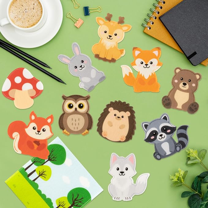 COcnny Woodland Animal Finger Puppets - Image 4