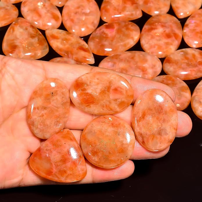 Natural Loose Gemstone 5 Piece Cabochons Lot Jewelry Making Loose Gemstone - Image 3