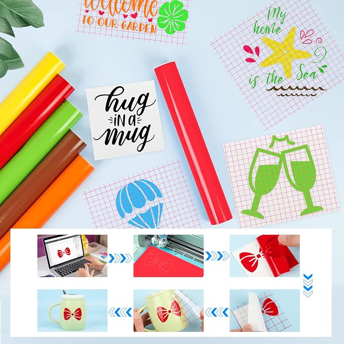 12'' x 42Ft Glossy Red Permanent Vinyl Roll - Image 4