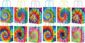 TaoBary 48 Pieces Tie Dye Party Gift Bags Tie Dye Party Favor Colorful Rainbow by TaoBary