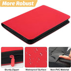 360 Cards Ringless 9-Pocket Side Loading Trading Card Binder, PU Zipper Fixed - Image 3