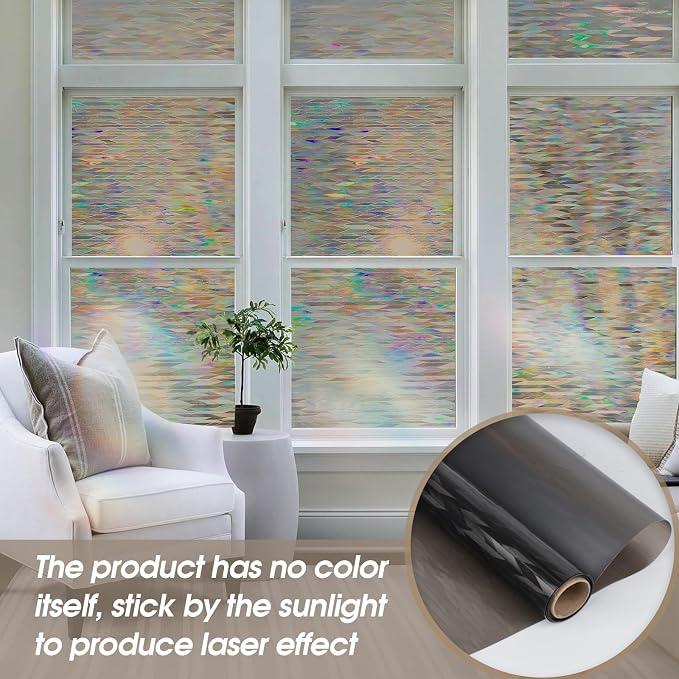 Decorative Stained Glass Window Film, Privacy Film - Image 3
