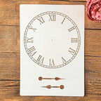 TIAMECH A4 Reusable Rome Clock Dial Stencil by TIAMECH