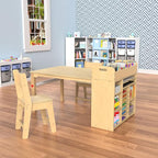 GDLF Kids Art Table and Chairs Set, Craft Desk - Image 2