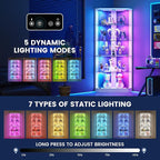 5-Tiers Corner Display Cabinet - Image 3