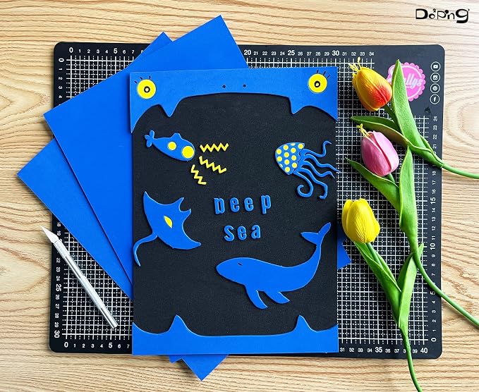 9 x 12 Inch Blue Foam Sheets Crafts, 2mm Thick. 25 Pack Premium Blue Foam - Image 4