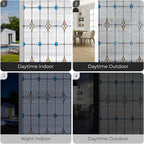 ADD.HERES Window Privacy Film, Stained Glass Decorative Static Cling, Removable - Image 4