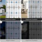 ADD.HERES Window Privacy Film, Stained Glass Decorative Static Cling, Removable - Image 9