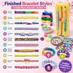 DDAI Arts and Crafts for Kids Age 8-12 Friendship Bracelet Making Kit for Girls - Image 3
