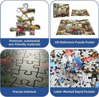 Cozy Flower Shop Puzzles for Adults 1000 Pieces, Challenging Jigsaw Puzzles for - Image 6