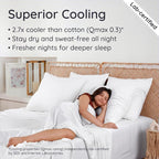 Bambaw 100% Viscose Derived from Bamboo Sheets Full Size Set – 4pcs Cooling - Image 3