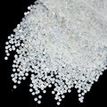 qiipii 7500PCS 2mm Small White AB Round Half Round Pearls by qiipii