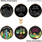 Louise Maelys Funny Cactus Embroidery Kits - Image 3