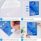 DECOHOBO Acrylic Sign Holder 8.5x11 Wall Mount - Image 5