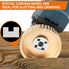 Pomsare 5PCS Angle Grinder Wood Carving Disc Set, Polishing Wheel Pad Sanding - Image 5