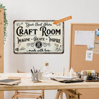 Personalized Craft Room Sign Custom Sign Art Room Décor - Image 4