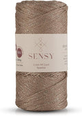 Sensy Premium 2mm 251 Yards Sparkle Polyester Rope 90% Polypropylene 10% by SSENSY