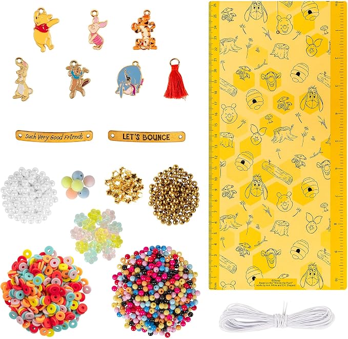 Fashion Angels Disney Winnie the Pooh DIY Bracelet Kit | Includes 1, 000+ Beads - Image 2