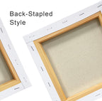 PHOENIX Stretched Canvas for Painting 8x8 Inch/7 Value Pack, 8 Oz Triple Primed - Image 4