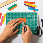 A5 Cutting Mat, 8in x 6in Small Self Healing Sewing Mat Rotary Cutting Mat - Image 7