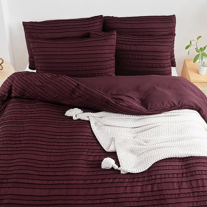 NEXHOME PRO Duvet Cover, 3 Pieces Boho Tufted Duvet Cover Set, Soft and - Image 7