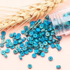 Natural Stone Heishi Beads for Necklace Making, 4 mm x 2 mm Small Flat Round - Image 6