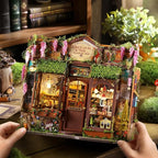 DIY Miniature Dollhouse Kit, 1:24 Scale Wooden 3D Puzzle Model Building Set - Image 4