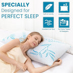 Body Pillow for Sleeping, Shredded Memory Foam Adjustable Bed Pillow - Image 5