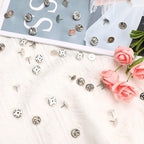 JANYUN 120 Pairs Butterfly Clutch Tie Tacks Metal Safty Secure Pin Back | Silver - Image 5