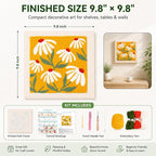 HRTHRT Punch Needle Kit for Beginners, 9.8" Frame Yarn Craft Set. | Punch - Image 2