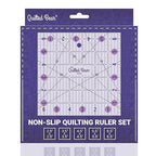 The Quilted Bear Small Quilting Ruler Bundle, 5.5" & 6.5" | 5 Square-Ruler by TheQuiltedBearsProducts