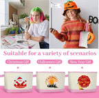 Silkfly 15 Pcs Cotton Canvas Makeup Bags Cosmetic Zipper Bags 10.2 x 5.5 x 2'' - Image 7