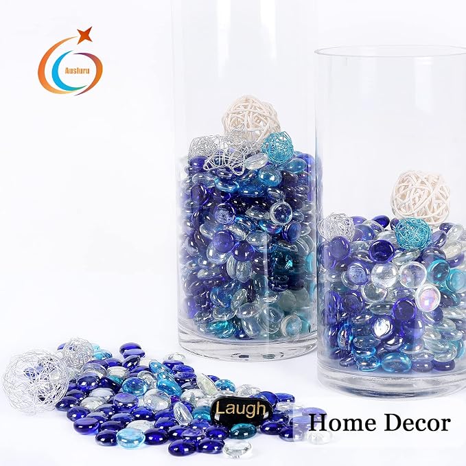 5LB Fire Glass Beads Flat Glass Marbles - Image 6