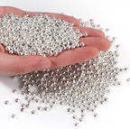1500pcs Silver 5mm Pearl Beads by chuyau