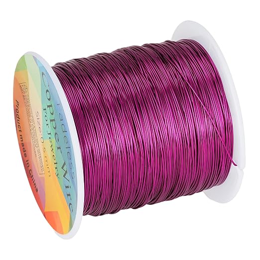 203 Feet Tarnish Resistant Copper Wires 24 Gauge/0.5mm Jewelry Craft Wires - Image 9