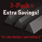 The Foamory's Instant Edge EVA Foam Bevel. Pre Cut Equilateral Triangle 3 Pack - Image 2