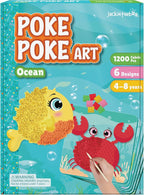 jackinthebox Poke Poke Art – Ocean Theme, Mess-Free Fabric Art and Craft by JackInTheBox