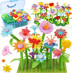 IQKidz Toddler Toys for Girls 2-4 Years Old, Flower Garden Building by IQKidz