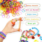 UUEMB 6000+ Rubber Band Bracelet Kit, Colorful Loom Bracelet Making Kit - Image 4