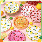 Funnymoom 60 Pcs 7 Inch Fruit Paper Plates Tutti Fruit Birthday Party Supplies - Image 6