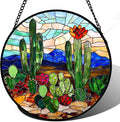 DASTOLL Stained Glass Window Hanging, and Mom 11.8 in by DASTOLL