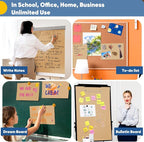 18"x3600" Brown Craft Paper Roll, Bulletin Board Banner Construction Kraft Paper - Image 3